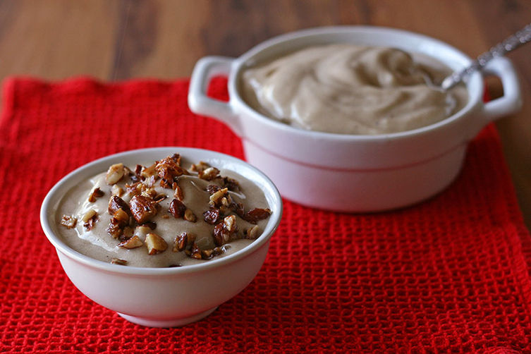 Sweet & Salty Banana Soft-Serve with Roasted Almonds