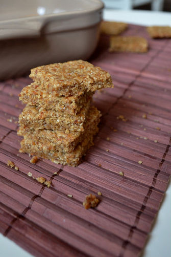 Walnut, Oat & Apricot Squares