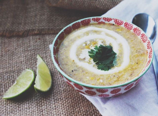 Corn Chowder with Bacon and Green Chiles