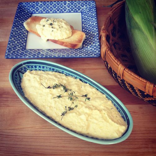 Whipped Sweet Corn and Ricotta