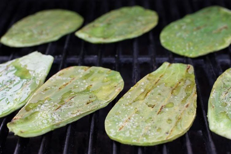 Grilled Cactus Paddles (Nopales)