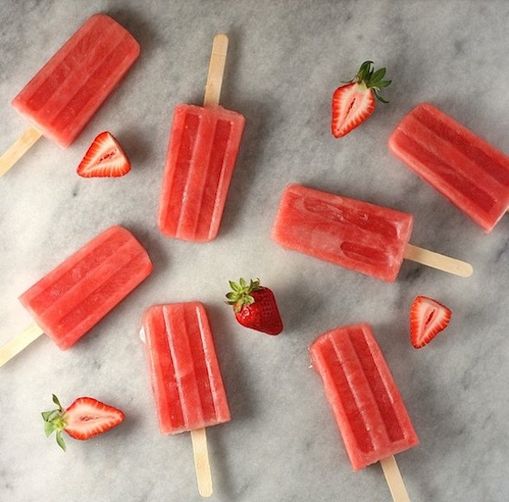 Strawberry Lemonade Paletas