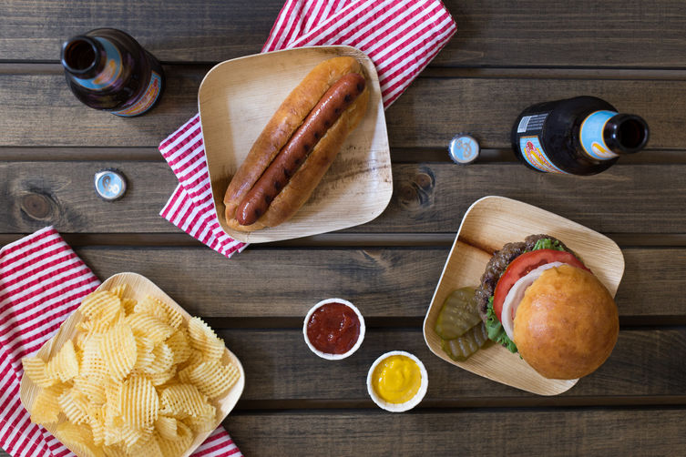 Hot Dog and Hamburger Potato Buns