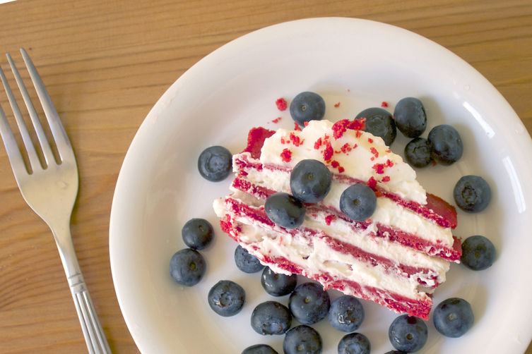 Red Velvet Icebox Cake