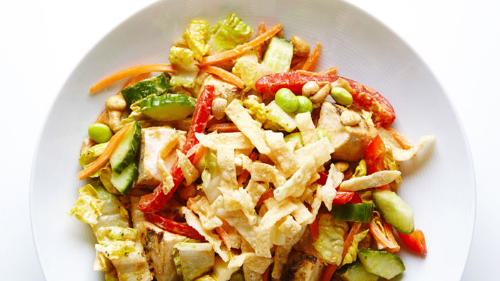 Nutty Asian Chicken Salad