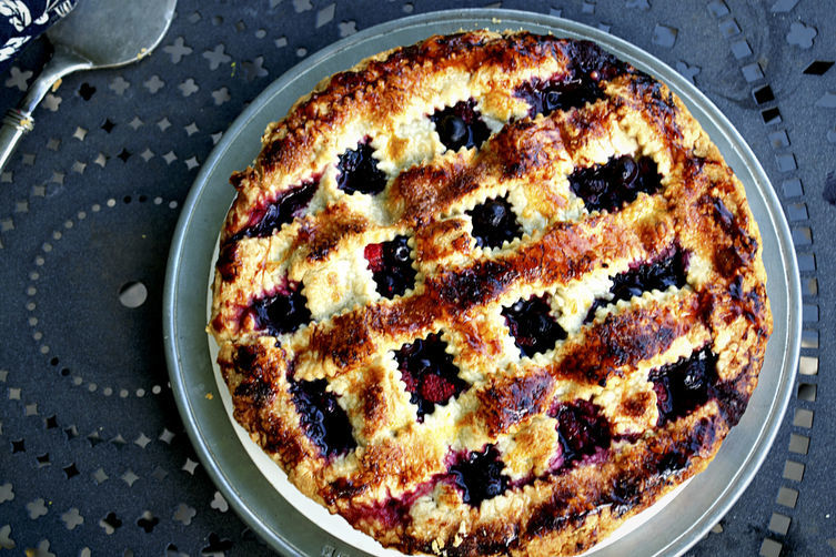 Wild Berry Pie with Cassis