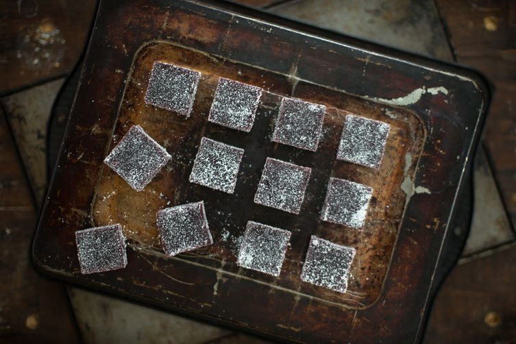 Blackberry Basil Pates de Fruits