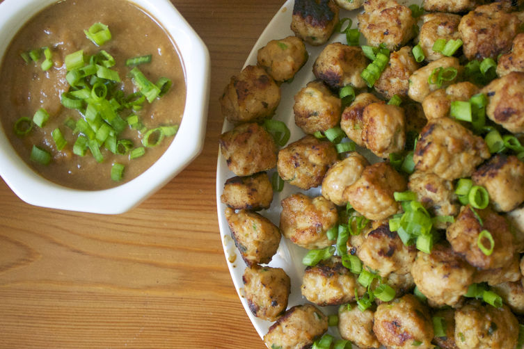 Chicken Satay Meatballs