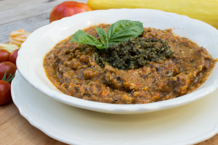 Roasted Summer Vegetable Soup
