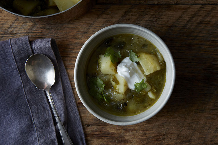 Deborah Madison's Potato and Green Chile Stew