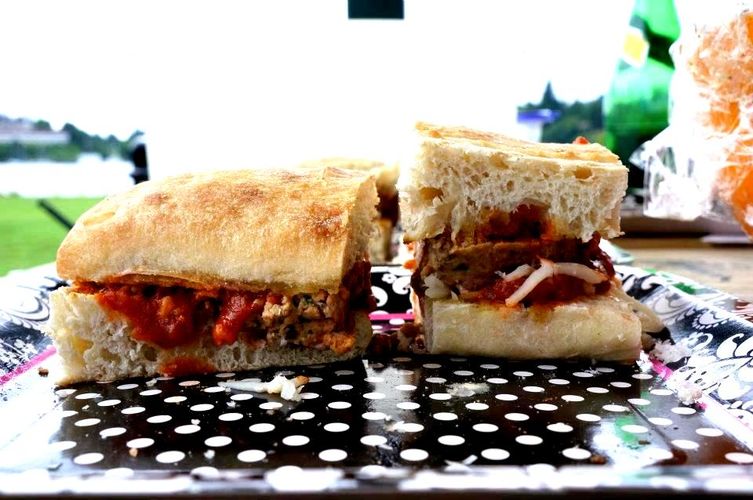 Meatloaf Sliders Italian Style