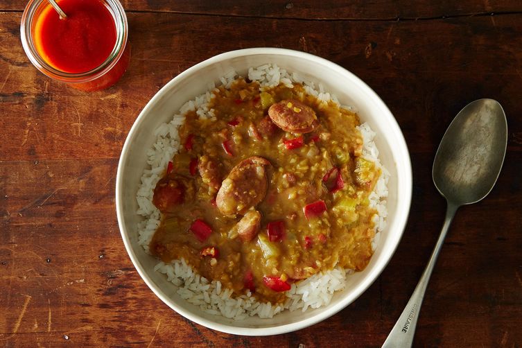 Sausage and Lentil Gumbo
