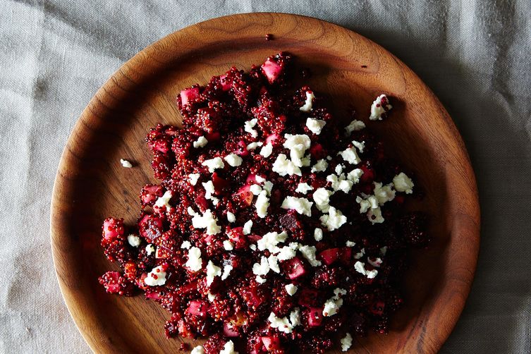 Quinoa Salad with Beets and Pears