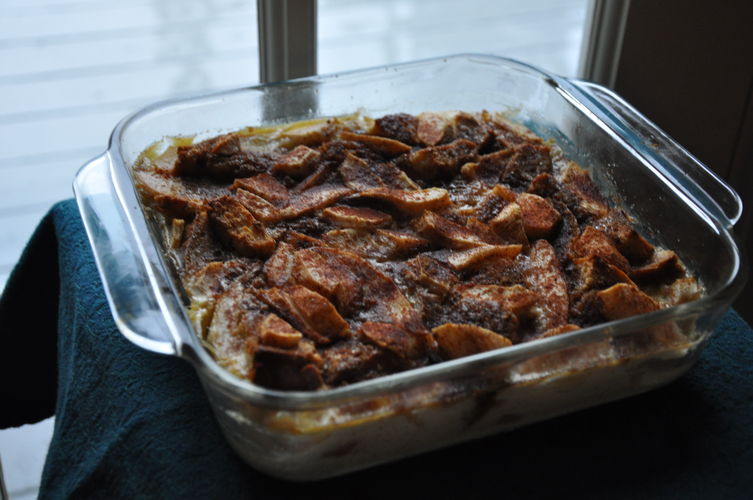 Cinnamon Toast Breakfast Pudding