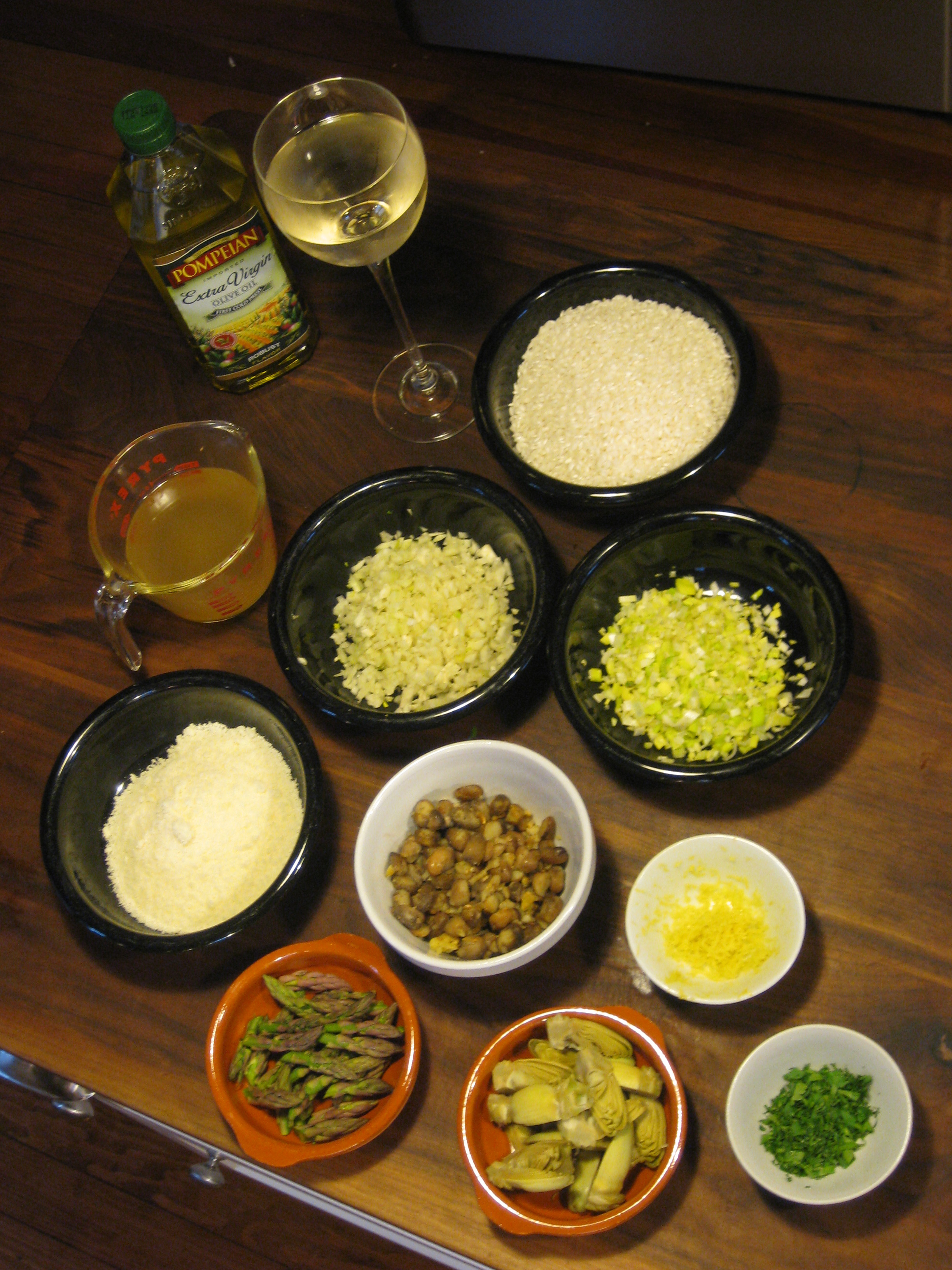 Early Spring Risotto with Fava Beans, Asparagus and Artichokes recipe