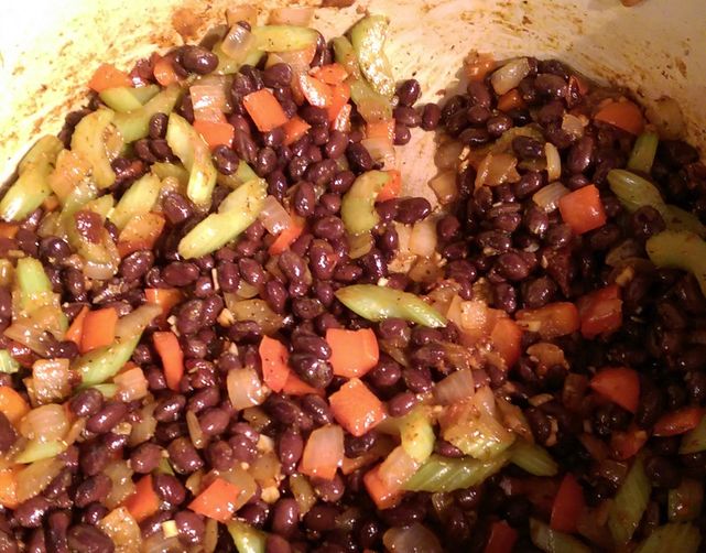 Spicy Black Bean Soup with Andouille Sausage recipe on