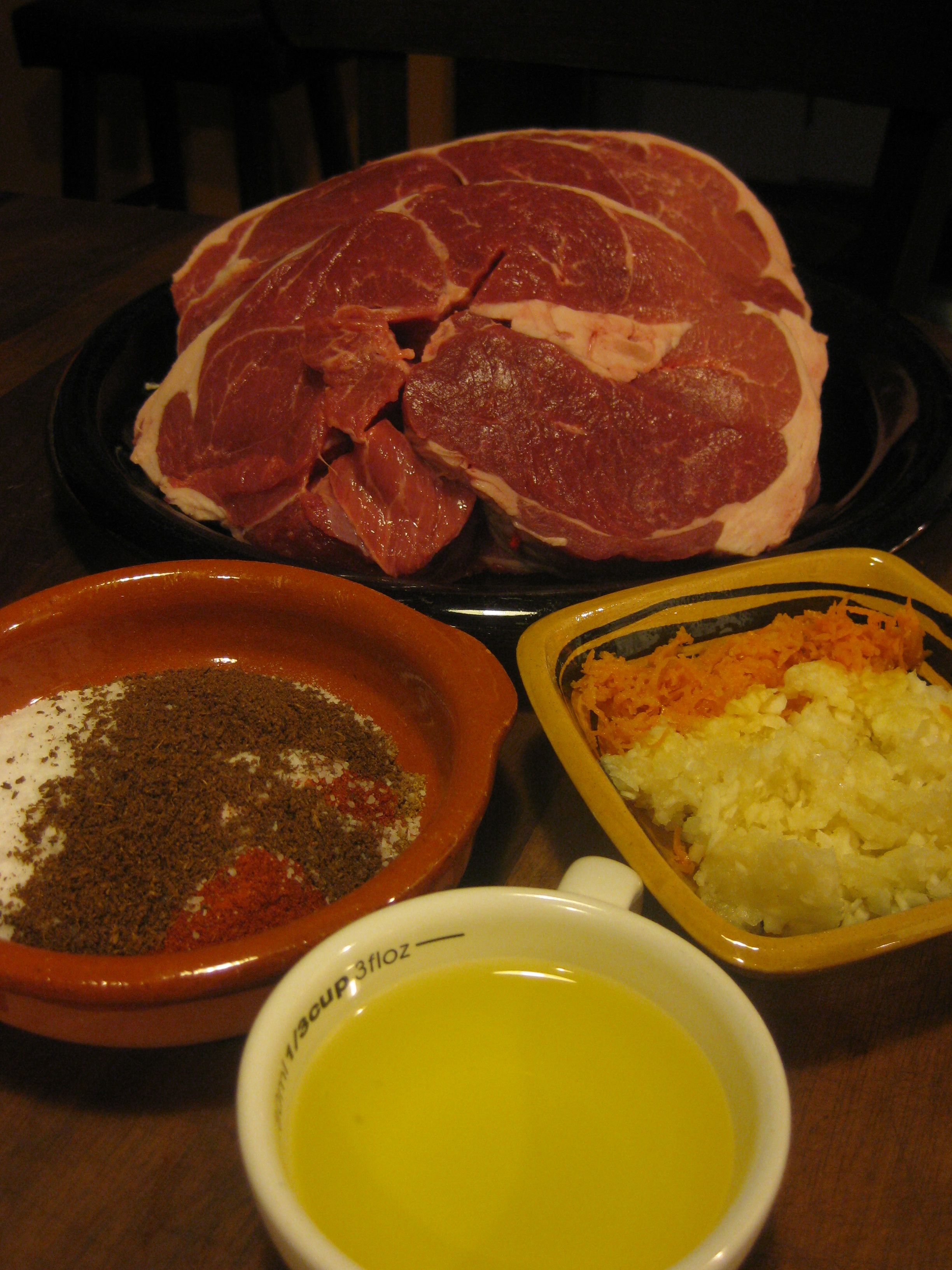 Caramelized Spicy Leg of Lamb with Mint Yogurt recipe on