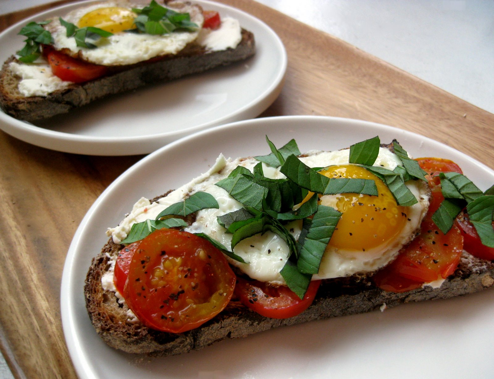 Egg, Tomato & Goat Cheese Breakfast Tartine Recipe on Food52