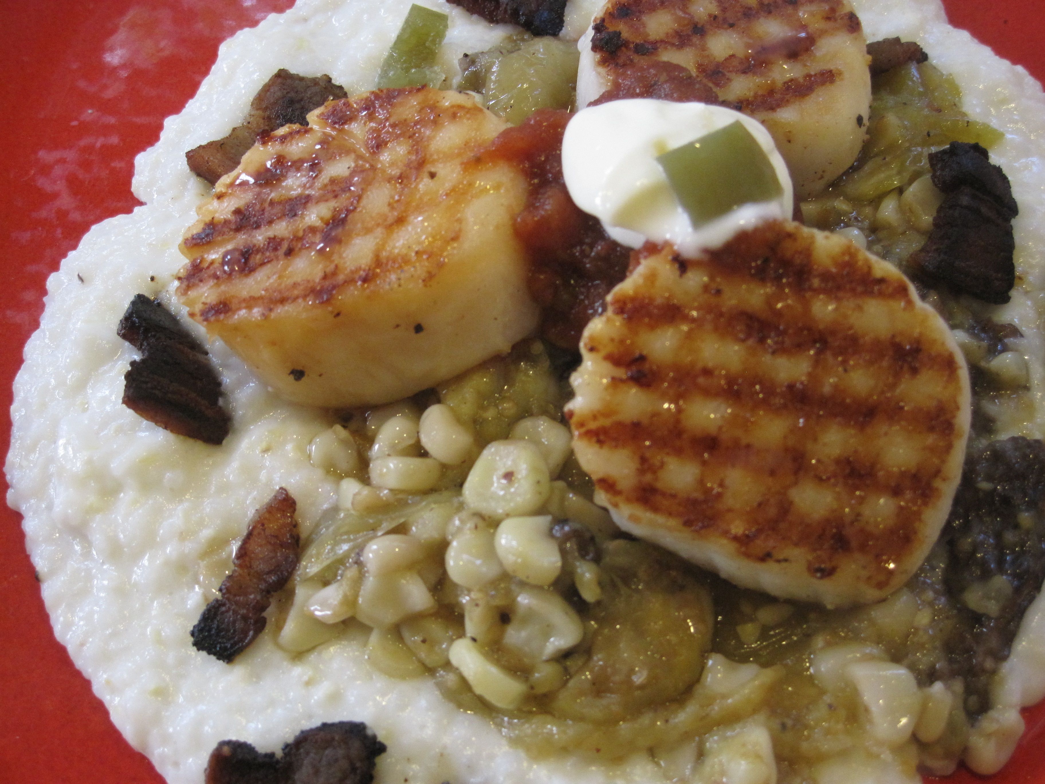 Grilled Scallops, Composed For A Dinner Party Recipe on Food52