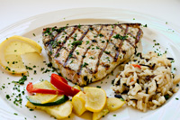 Grilled Swordfish A L' orange