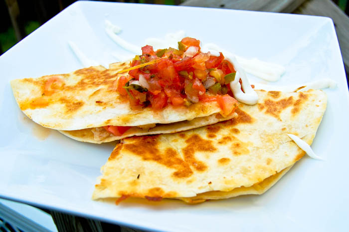 Chicken Ranch Quesadillas