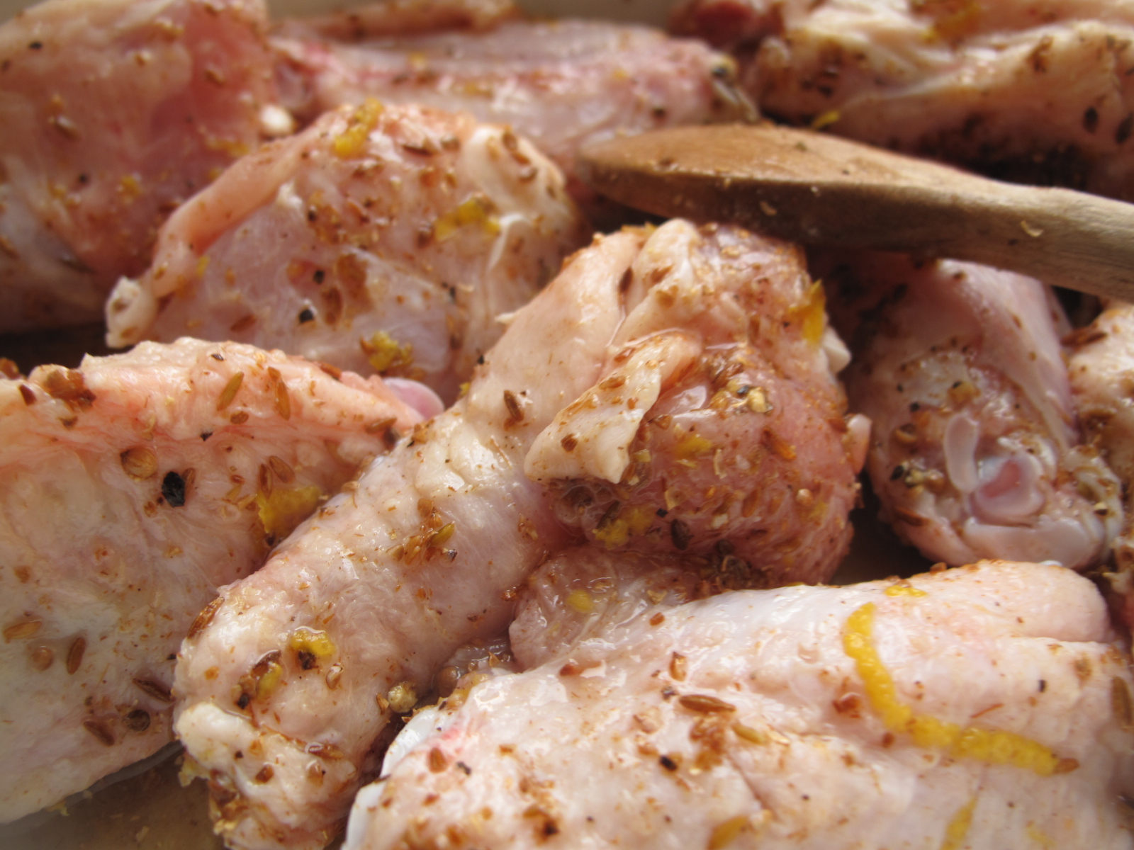 Coriander and Kaffir Lime wings recipe on