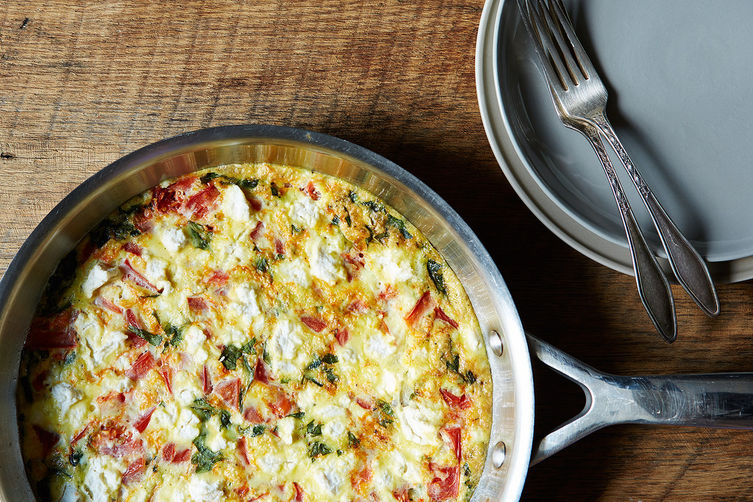 Spinach and Tomato Frittata