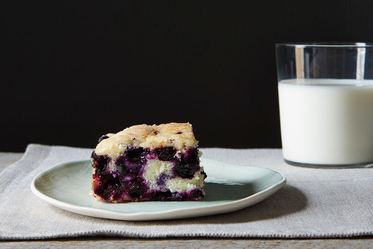 Warm Kimchi Bowl + Blueberry Lemon Cake