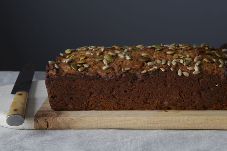 Diana Henry's Date, Apricot, and Walnut Loaf Cake
