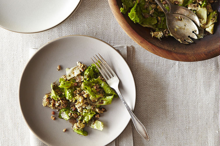 Cesare Casella's Warm Salad with Pancetta and Egg (Insalata Pontormo)