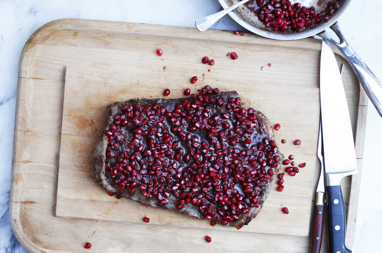 Pomegranate Flank Steak