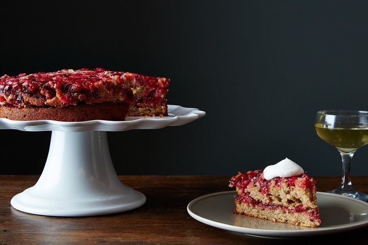 A Cranberry Ginger Upside-Down Cake To Steal the Show