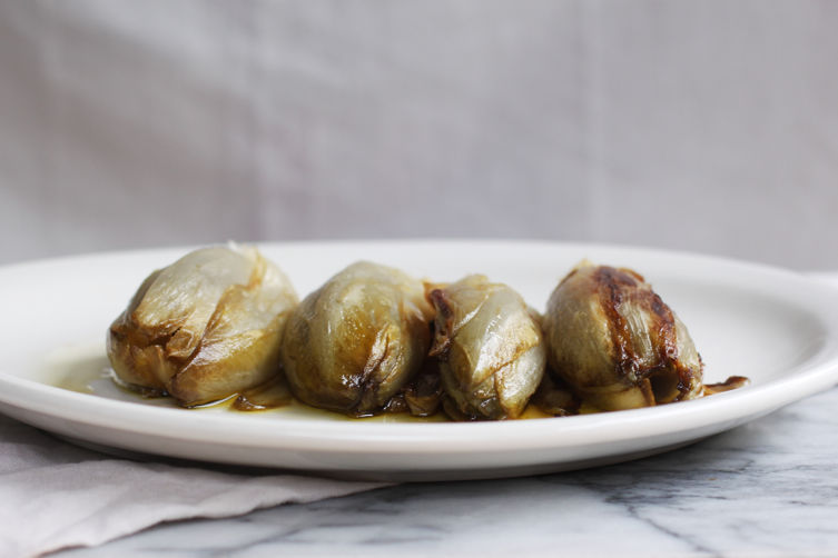 Braised Belgian Endives (Indivie Intere a Crudo)