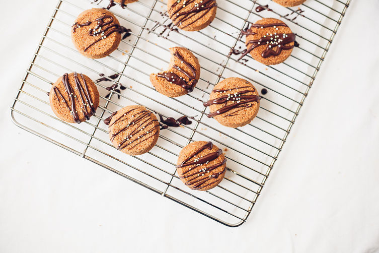 Molly Yeh's 3-Ingredient Pretzel Shortbread Cookies