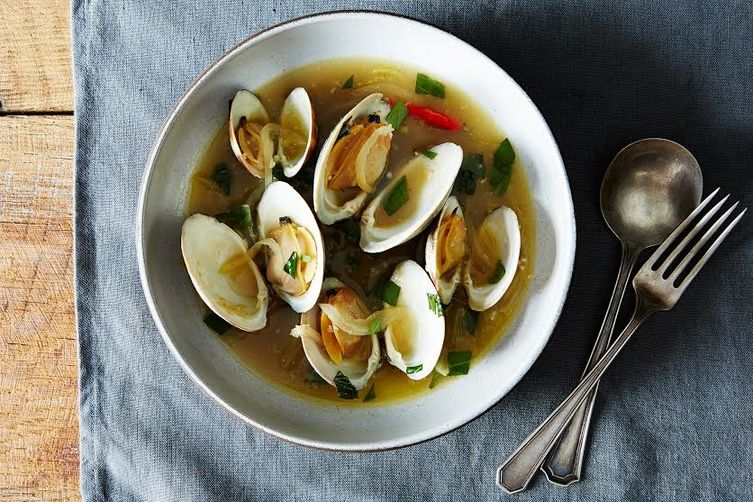 Clams (or Mussels) With Lime-Butter Sauce