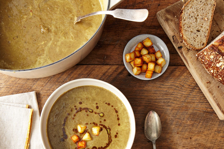 How to Feel Chic While Eating Lentil Soup