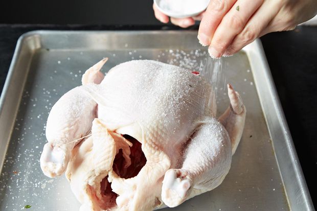 Roasted Chicken with Garlic and Bread