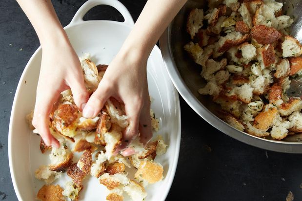 Roasted Chicken with Garlic and Bread