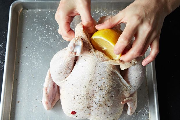 Roasted Chicken with Garlic and Bread