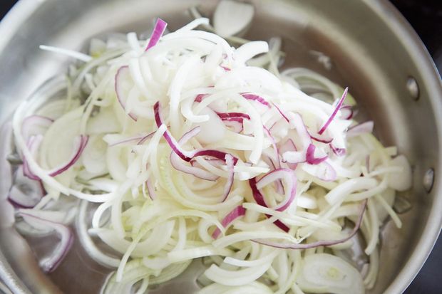 Hot Dogs with Fake Sauerkraut Relish