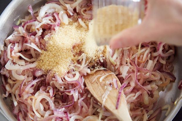 Hot Dogs with Fake Sauerkraut Relish