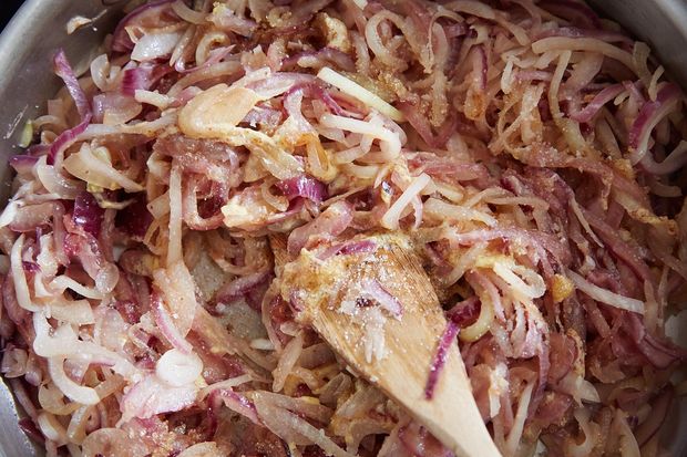Hot Dogs with Fake Sauerkraut Relish