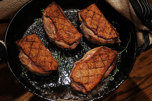 Roasted Duck Breast with Sour Cherries Recipe on Food52